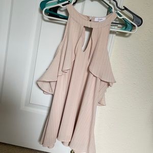 Open back off the shoulders tank